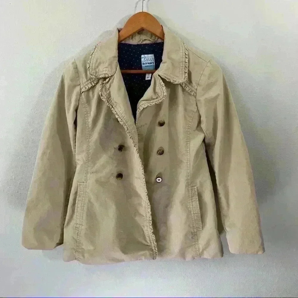Old Navy khaki girls coat